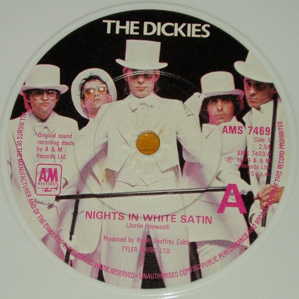 The Dickies - Nights In White Satin (7", Single, M/Print, Whi) - Image 3
