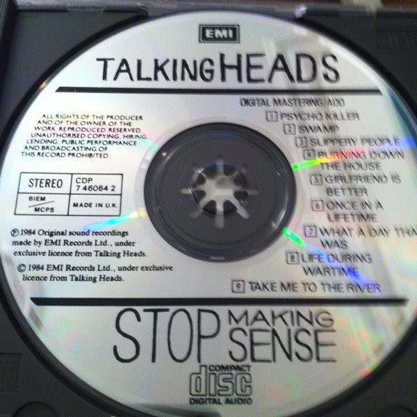 Talking Heads - Stop Making Sense (CD, Album) - Image 3