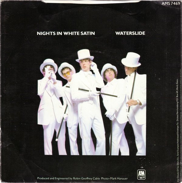 The Dickies - Nights In White Satin (7", Single, Whi) - Image 2