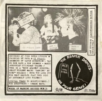 Oi Polloi - Outrage (7", EP) - Image 2