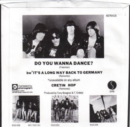 Ramones - Do You Wanna Dance? (7", Single) - Image 2