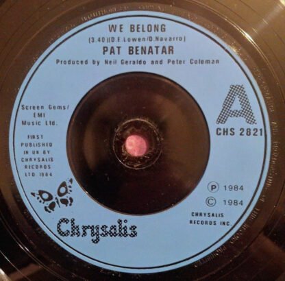 Pat Benatar - We Belong (7", Single, Blu) - Image 3