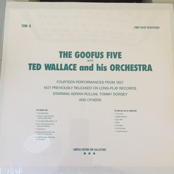 The Goofus Five And Ted Wallace And His Orchestra* - Fourteen Performances 1927 (LP, Comp)