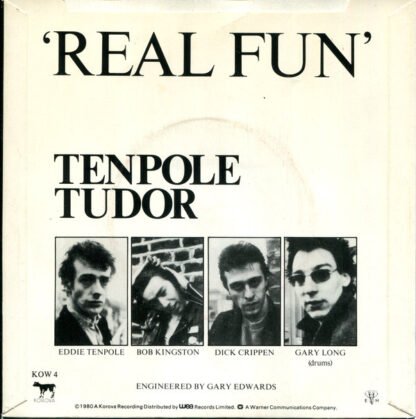 Tenpole Tudor - Real Fun (7", Single) - Image 2