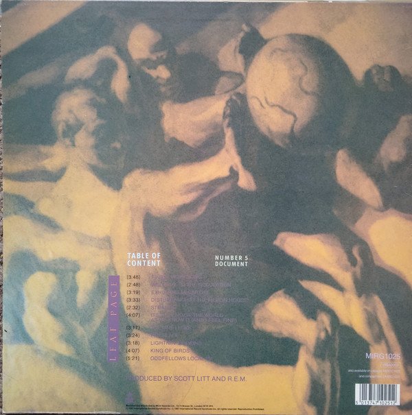 R.E.M. - Document (LP, Album) - Image 2