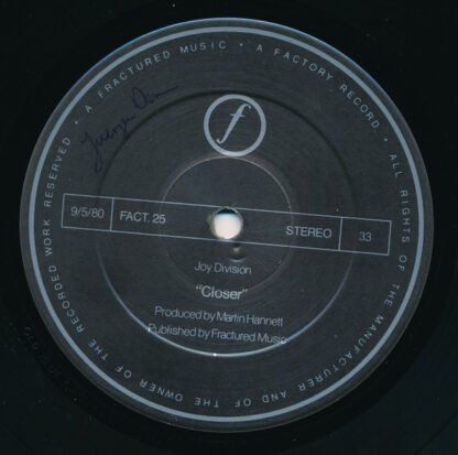 Joy Division - Closer (LP, Album, RP, Str) - Image 3