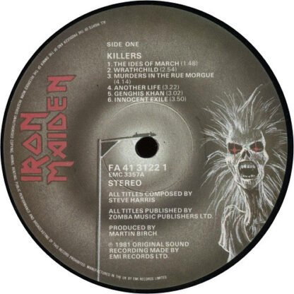 Iron Maiden - Killers (LP, Album, RE) - Image 3