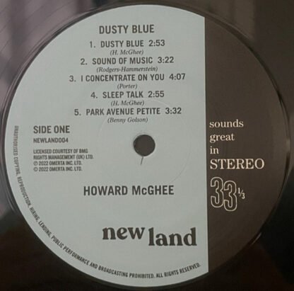 Howard McGhee - Dusty Blue (LP, Album, RE, RM, 180) - Image 3