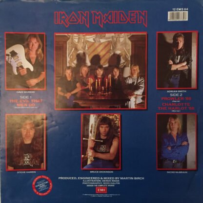 Iron Maiden - The Evil That Men Do (12", Single, Ltd, Pos) - Image 2