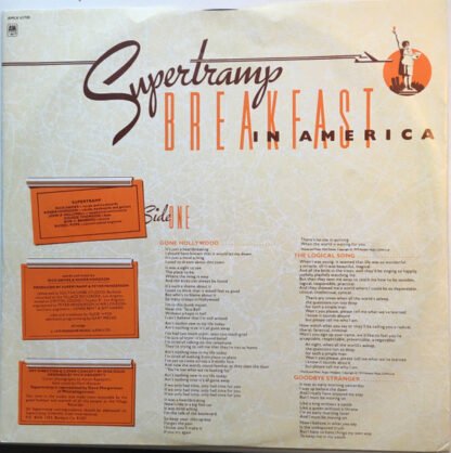 Supertramp - Breakfast In America (LP, Album) - Image 3