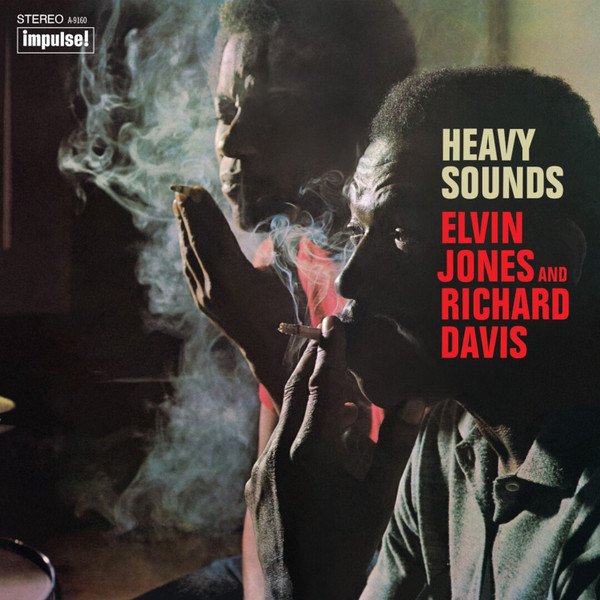 Elvin Jones And Richard Davis (2) - Heavy Sounds (LP, Album, RE, Gat)