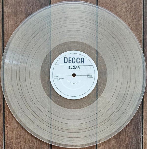 Elgar*, Sir Georg Solti*, Vienna Philharmonic* - Enigma Variations (LP, Album, Cle) - Image 3