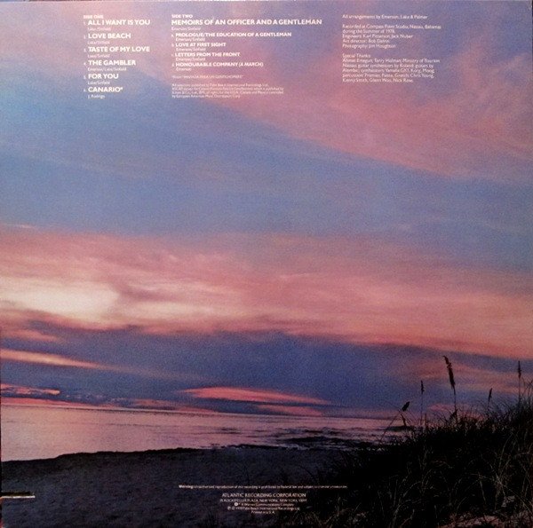 Emerson, Lake & Palmer - Love Beach (LP, Album, PR) - Image 2