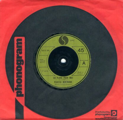 Plastic Bertrand - Ca Plane Pour Moi (7", Single) - Image 3