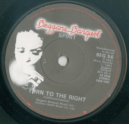 Spirit (8) - Turn To The Right  (7", Single) - Image 3