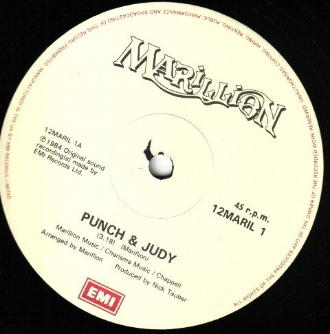 Marillion - Punch & Judy (12", Cre) - Image 3