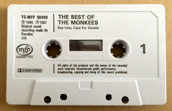 The Monkees - The Best Of The Monkees (Cass, Comp, Bla) - Image 3