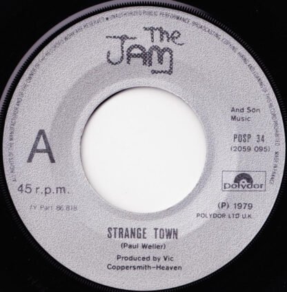 The Jam - Strange Town (7", Single, Pap) - Image 3