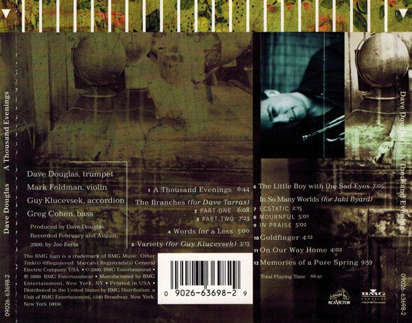 Dave Douglas - A Thousand Evenings (CD, Album) - Image 2