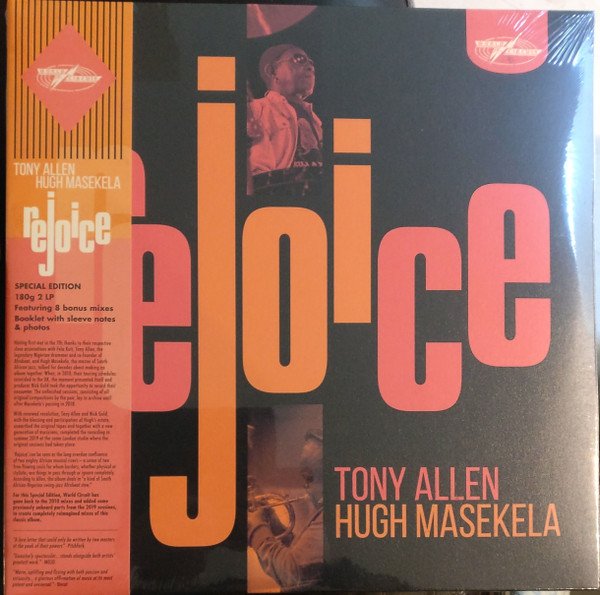 Tony Allen And Hugh Masekela - Rejoice (2xLP, Album, RE, S/Edition, 180)