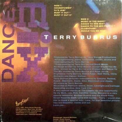 Terry Burrus - Dance To The Mix (LP, Album) - Image 2