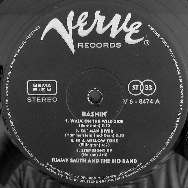 Jimmy Smith - Bashin' - The Unpredictable Jimmy Smith (LP, Album) - Image 3