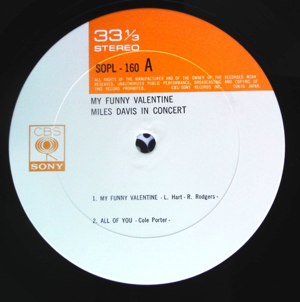 Miles Davis - My Funny Valentine - Miles Davis In Concert (LP, Album, RE) - Image 3