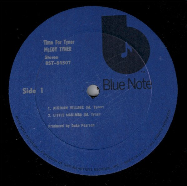 McCoy Tyner - Time For Tyner (LP, Album, RE) - Image 3
