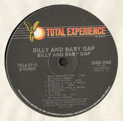 Billy And Baby Gap - Billy And Baby Gap (LP, Album) - Image 3