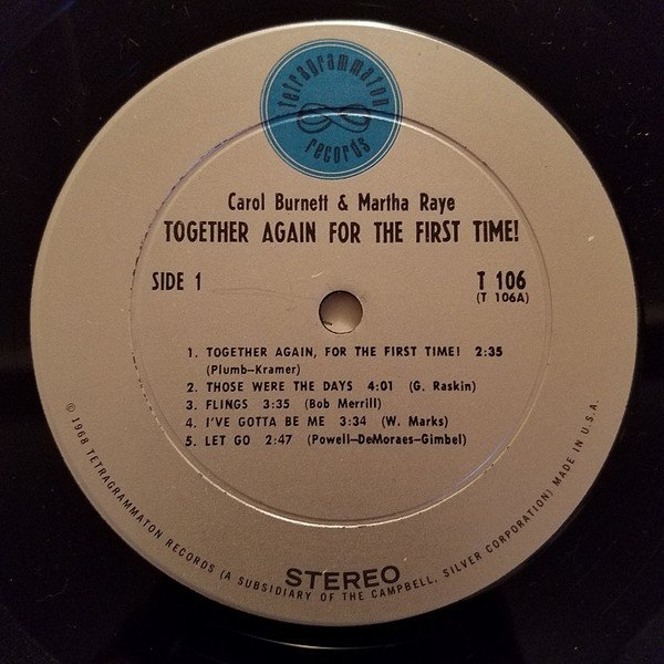 Carol Burnett & Martha Raye - Together Again For The First Time (LP, Album) - Image 3
