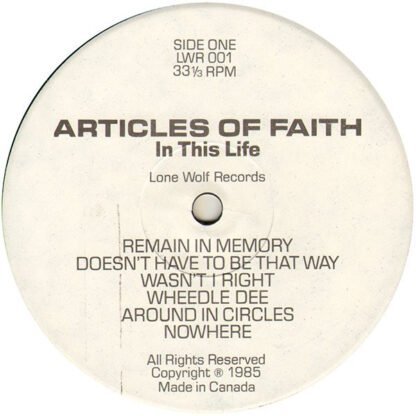 Articles Of Faith - In This Life (LP, Album) - Image 3