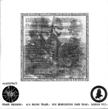 Crass / Poison Girls - Bloody Revolutions / Persons Unknown (7") - Image 2