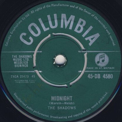 The Shadows - F. B. I. (7", Single) - Image 2