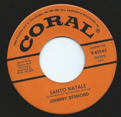 Johnny Desmond - Santo Natale (7")