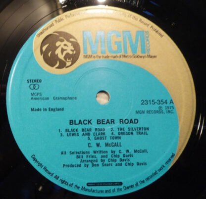 C.W. McCall - Black Bear Road (LP, Album) - Image 3