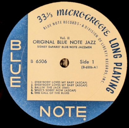 Sidney DeParis' Blue Note Jazzmen / James P. Johnson's Blue Note Jazzmen - Original Blue Note Jazz Volume II (LP, Comp, Gat) - Image 3