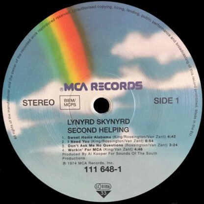 Lynyrd Skynyrd - Second Helping (LP, Album, RE, 180) - Image 3