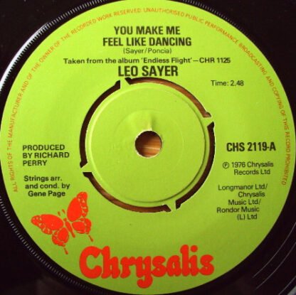 Leo Sayer - You Make Me Feel Like Dancing (7", Single, Pus)