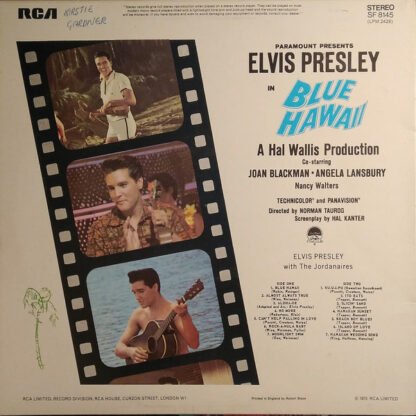 Elvis Presley - Blue Hawaii (LP, Album, RE) - Image 2