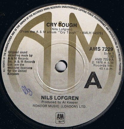 Nils Lofgren - Cry Tough (7", Single)