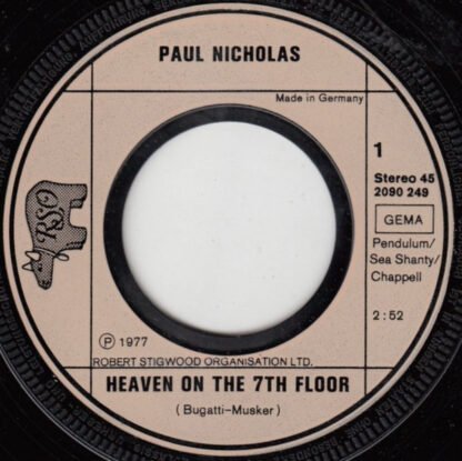 Paul Nicholas - Heaven On The 7th Floor (7", Single) - Image 2