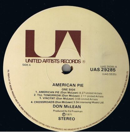 Don McLean - American Pie (LP, Album) - Image 2