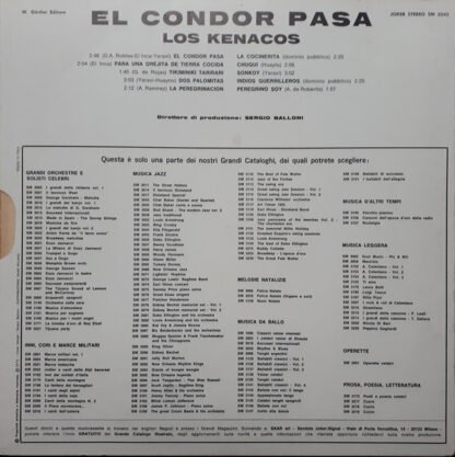 Los Kenacos - El Condor Pasa (LP, Album) - Image 2