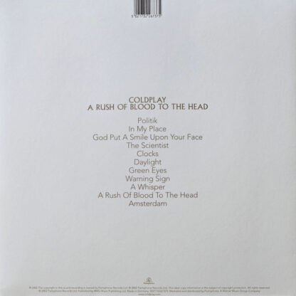 Coldplay - A Rush Of Blood To The Head (LP, Album, RE, 140) - Image 2