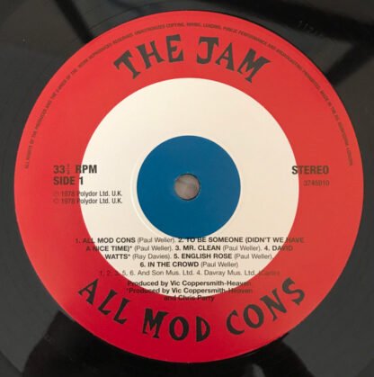 The Jam - All Mod Cons (LP, Album, RE, 180) - Image 3