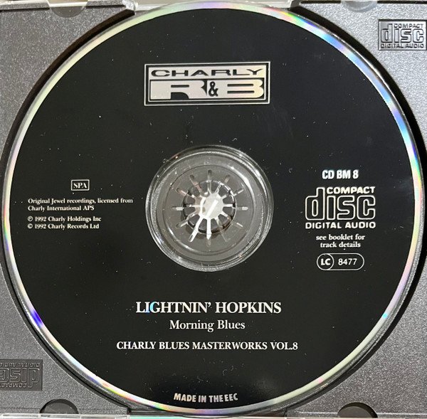 Lightnin' Hopkins - Morning Blues: Charly Blues Masterworks, Vol. 8 (CD, Comp, RE) - Image 3