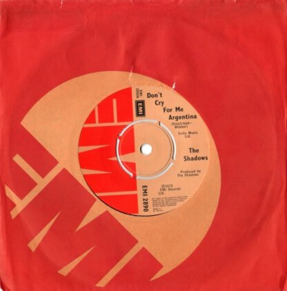 The Shadows - Don't Cry For Me Argentina (7", Com) - Image 3