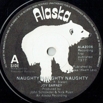 Joy Sarney / Friends Of Joy - Naughty Naughty Naughty / Letters Of Love (7", Single, Sol)