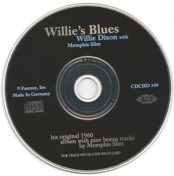 Willie Dixon With Memphis Slim - Willie's Blues (CD, Album, RE) - Image 3