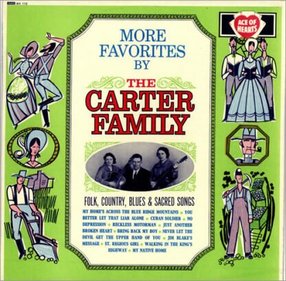 The Carter Family - More Favorites By The Carter Family (LP, Album, Mono)